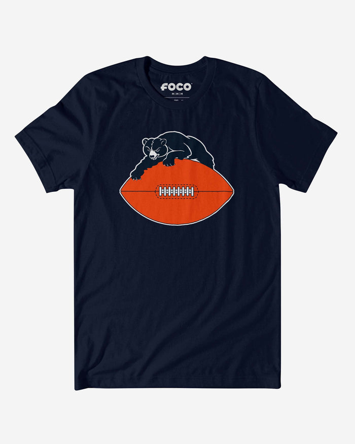 Chicago Bears 1946 Retro Logo T-Shirt FOCO S - FOCO.com