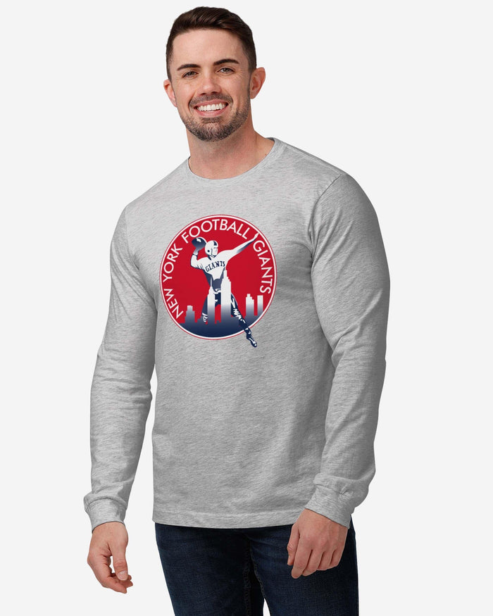 New York Giants 1950 Retro Logo Long Sleeve T-Shirt FOCO - FOCO.com