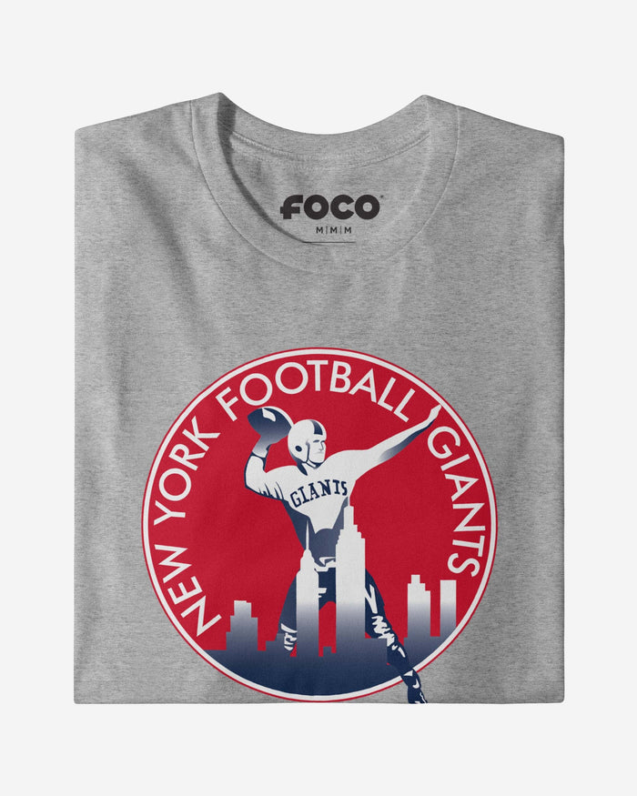 New York Giants 1950 Retro Logo T-Shirt FOCO - FOCO.com