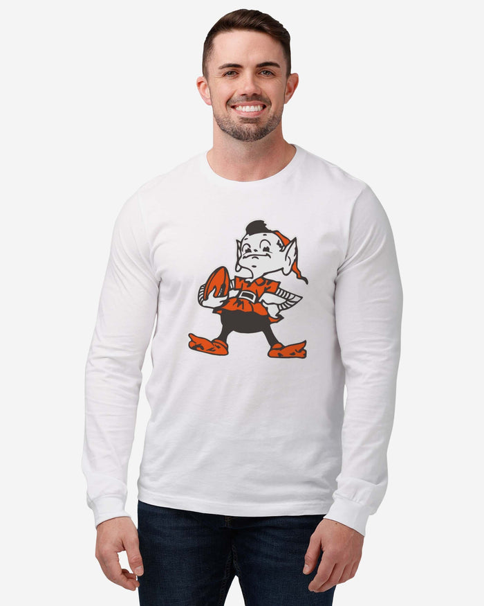 Cleveland Browns 1959 Retro Logo Long Sleeve T-Shirt FOCO - FOCO.com