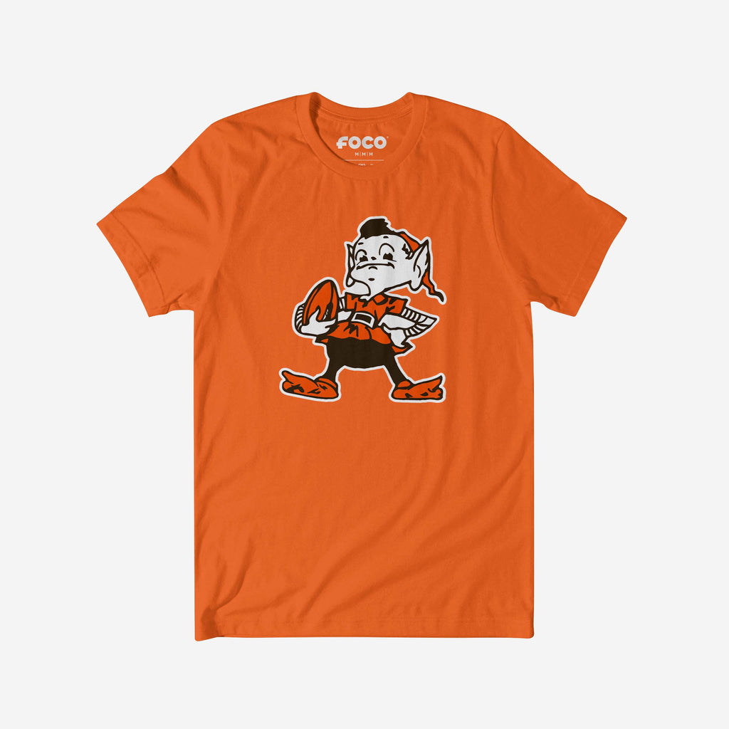 Cleveland Browns 1959 Retro Logo T-Shirt FOCO Poppy S - FOCO.com