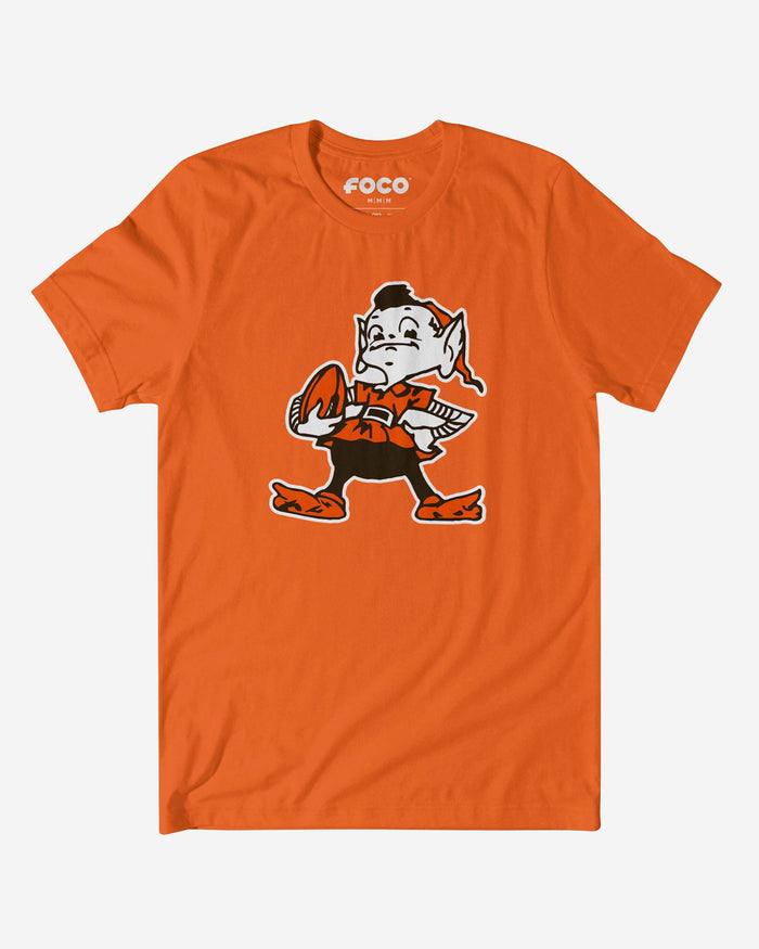 Cleveland Browns 1959 Retro Logo T-Shirt FOCO Poppy S - FOCO.com