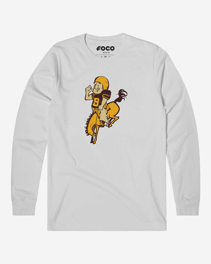 Denver Broncos 1960 Retro Logo Long Sleeve T-Shirt FOCO S - FOCO.com
