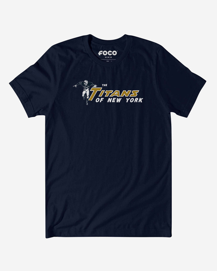 New York Jets 1960 Retro Logo T-Shirt FOCO S - FOCO.com