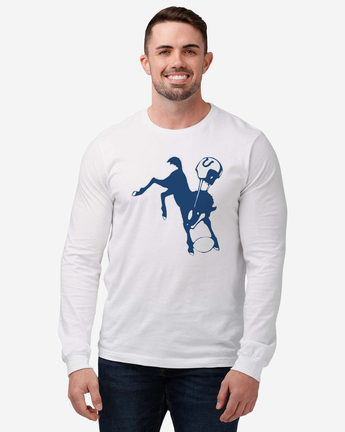 Indianapolis Colts 1961 Retro Logo Long Sleeve T-Shirt FOCO - FOCO.com
