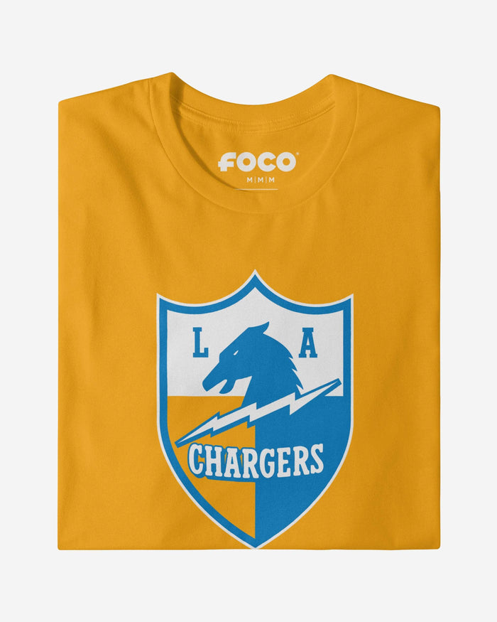 Los Angeles Chargers 1961 Retro Logo Long Sleeve T-Shirt FOCO - FOCO.com