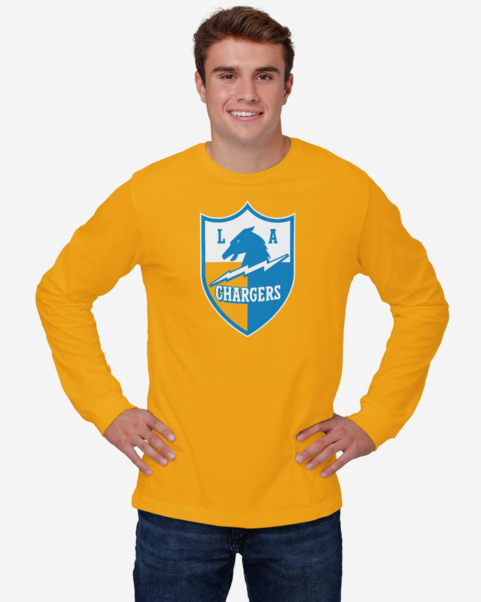 Los Angeles Chargers 1961 Retro Logo Long Sleeve T-Shirt FOCO - FOCO.com