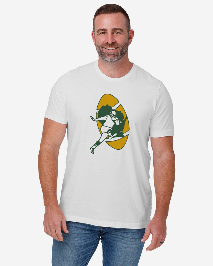 Green Bay Packers 1961 Retro Logo T-Shirt FOCO - FOCO.com