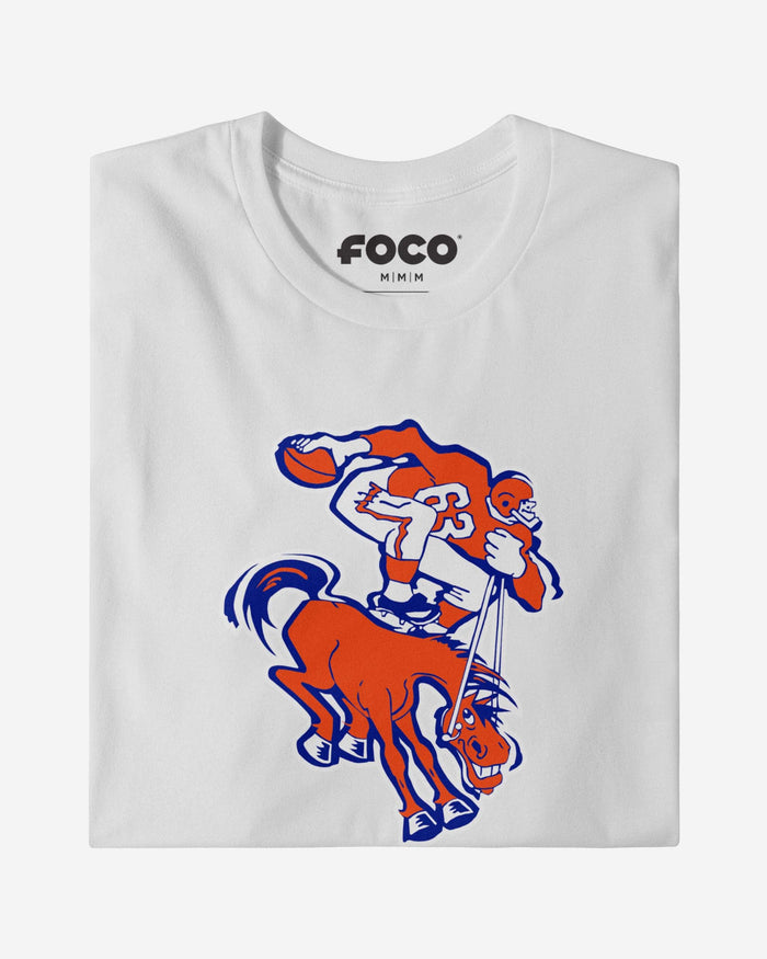 Denver Broncos 1962 Retro Logo Long Sleeve T-Shirt FOCO - FOCO.com