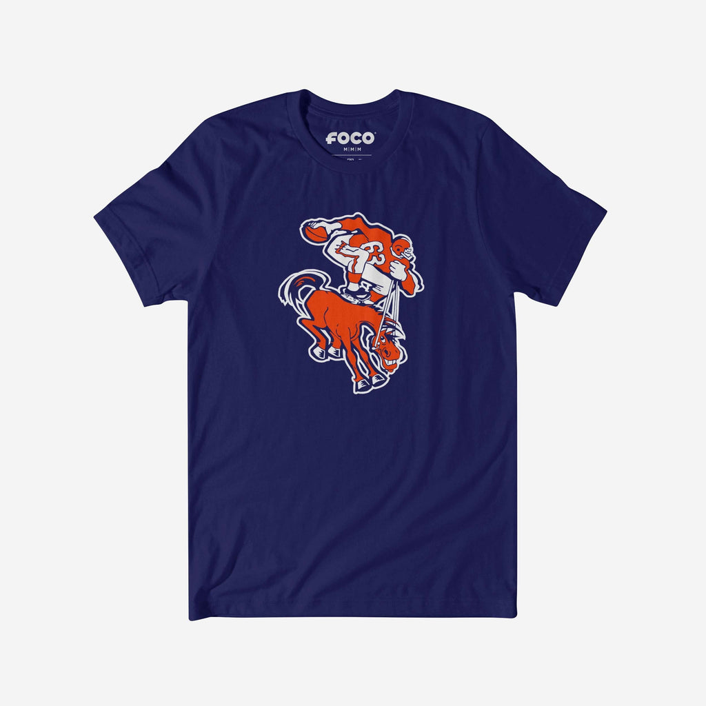 Denver Broncos 1962 Retro Logo T-Shirt FOCO S - FOCO.com