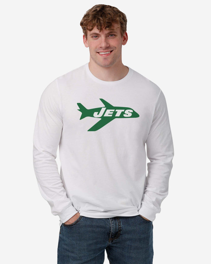 New York Jets 1963 Retro Logo Long Sleeve T-Shirt FOCO - FOCO.com
