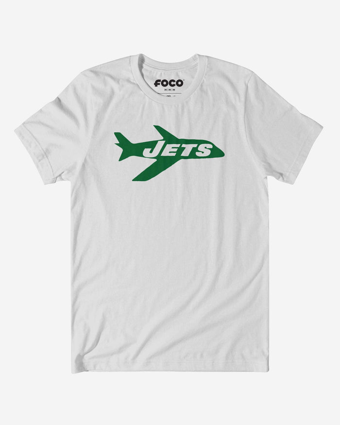 New York Jets 1963 Retro Logo T-Shirt FOCO White S - FOCO.com