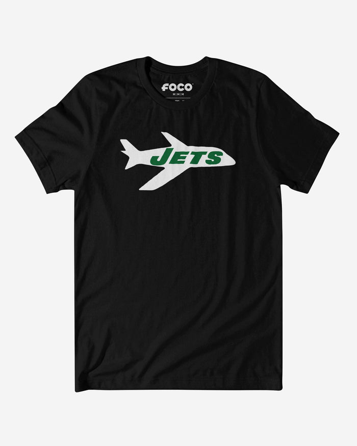 New York Jets 1963 Retro Logo T-Shirt FOCO Black S - FOCO.com