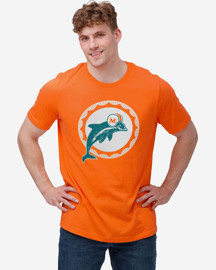 Miami Dolphins 1966 Retro Logo T-Shirt FOCO - FOCO.com