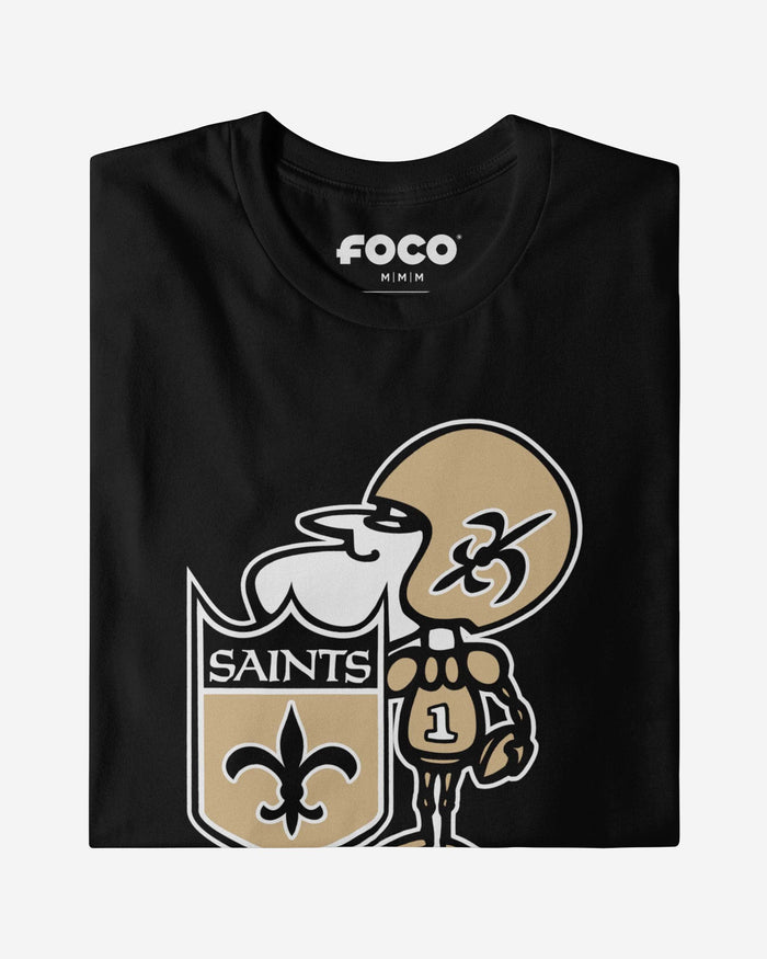 New Orleans Saints 1967 Retro Logo T-Shirt FOCO - FOCO.com