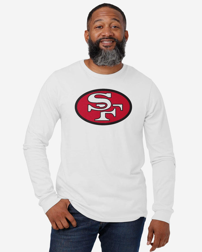 San Francisco 49ers 1968 Retro Logo Long Sleeve T-Shirt FOCO - FOCO.com