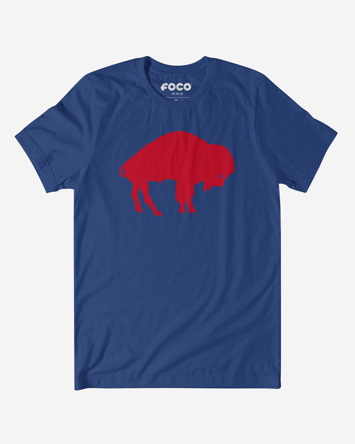 Buffalo Bills 1970 Retro Logo T-Shirt FOCO True Royal S - FOCO.com