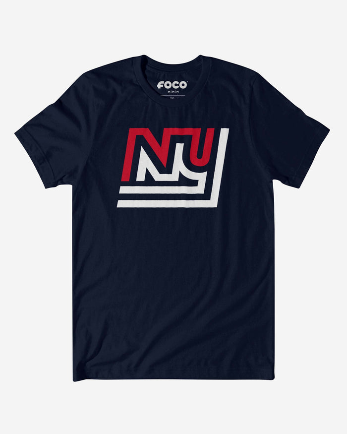 New York Giants 1975 Retro Logo T-Shirt FOCO Navy S - FOCO.com