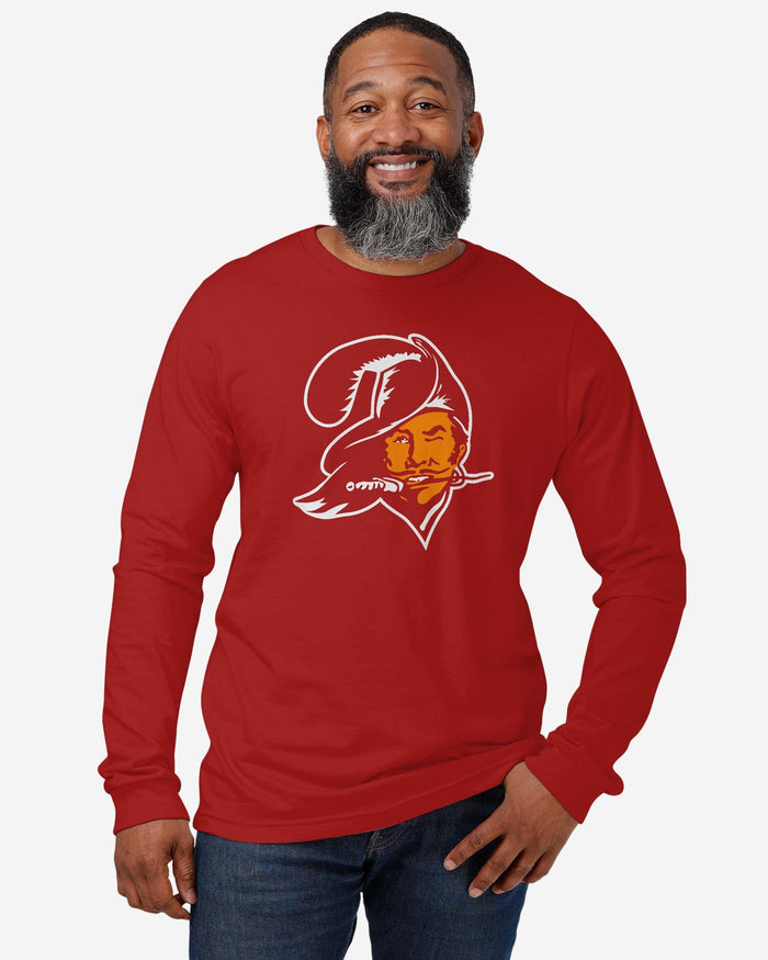 Tampa Bay Buccaneers 1976 Retro Logo Long Sleeve T-Shirt FOCO - FOCO.com