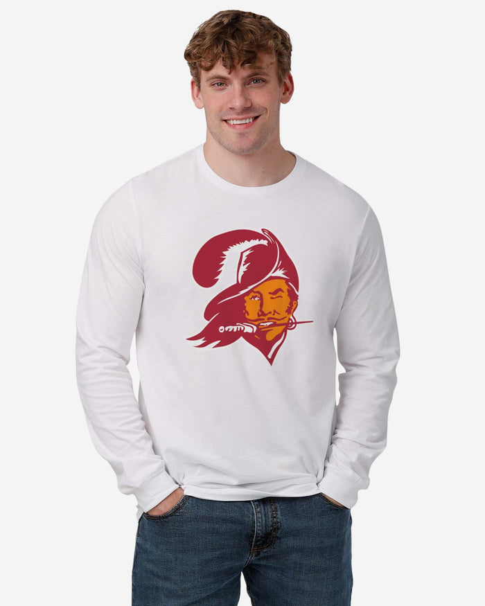 Tampa Bay Buccaneers 1976 Retro Logo Long Sleeve T-Shirt FOCO - FOCO.com