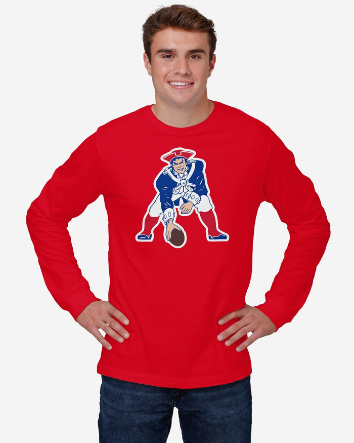 New England Patriots 1979 Retro Logo Long Sleeve T-Shirt FOCO - FOCO.com