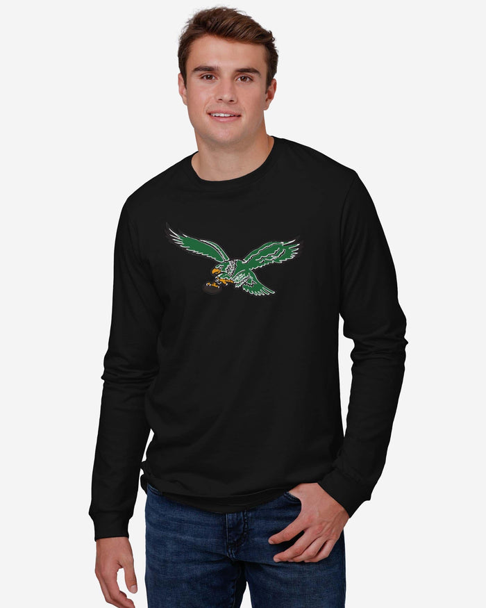 Philadelphia Eagles 1987 Retro Logo Long Sleeve T-Shirt FOCO - FOCO.com