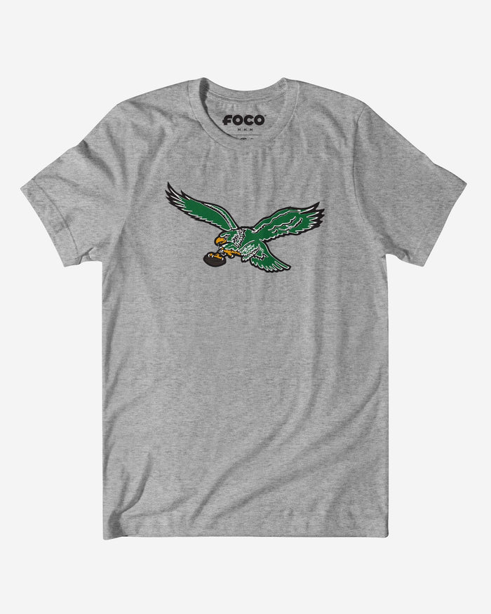 Philadelphia Eagles 1987 Retro Logo T-Shirt FOCO Athletic Heather S - FOCO.com