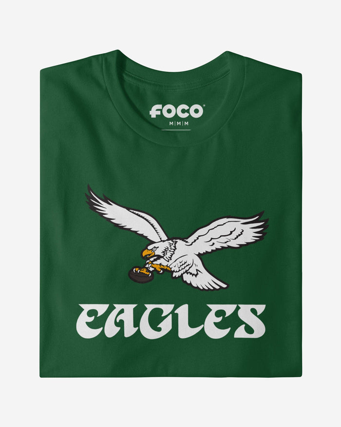 Philadelphia Eagles Retro Logo Lockup T-Shirt FOCO - FOCO.com