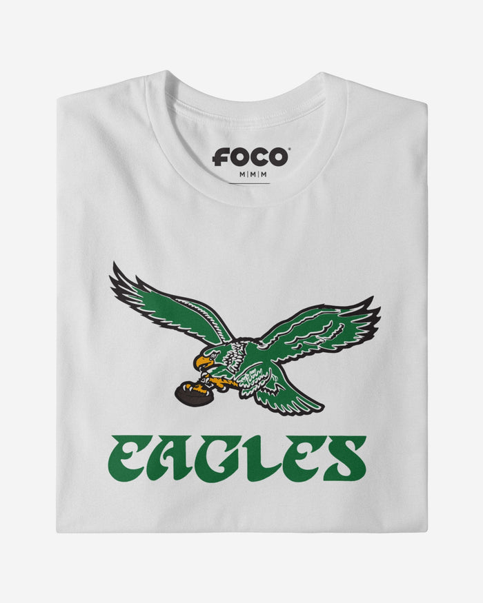 Philadelphia Eagles Retro Logo Lockup T-Shirt FOCO - FOCO.com