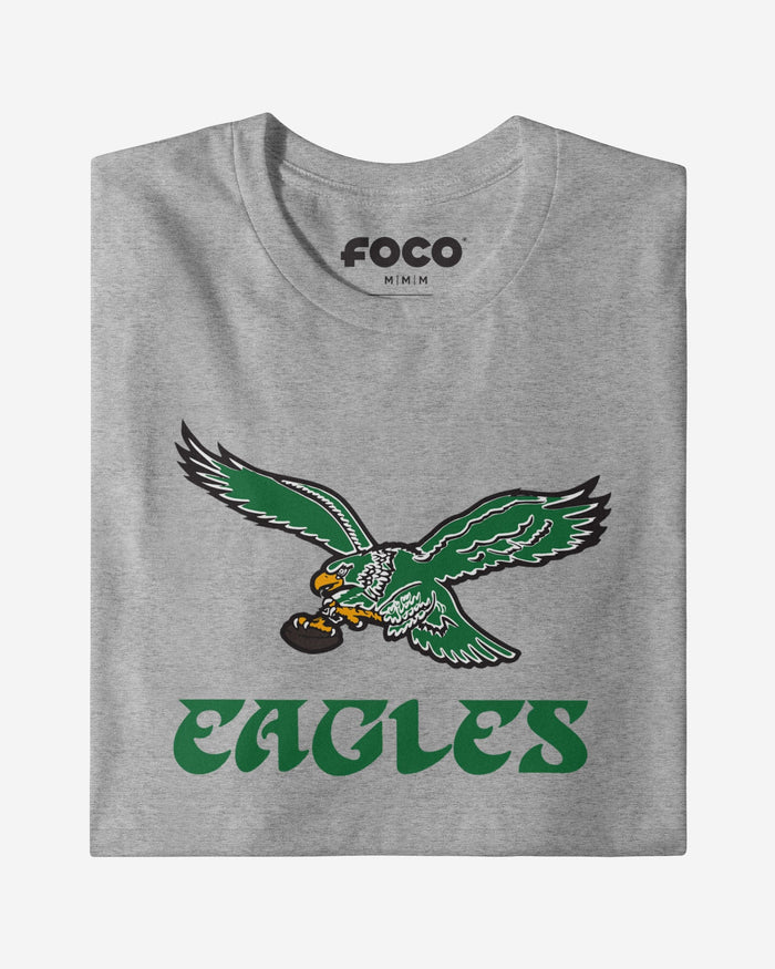 Philadelphia Eagles Retro Logo Lockup T-Shirt FOCO - FOCO.com