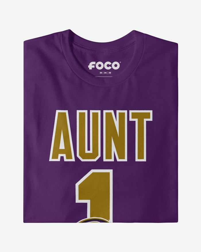 Baltimore Ravens Number 1 Aunt T-Shirt FOCO - FOCO.com