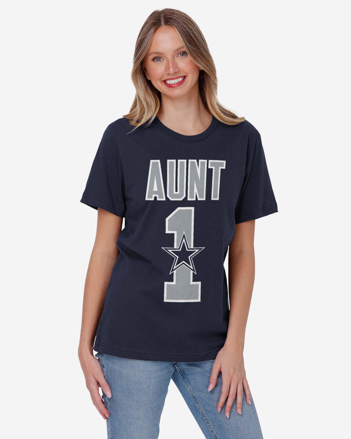 Dallas Cowboys Number 1 Aunt T-Shirt FOCO - FOCO.com