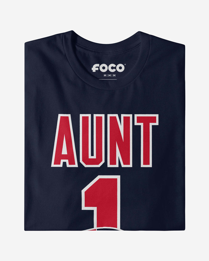 New England Patriots Number 1 Aunt T-Shirt FOCO - FOCO.com