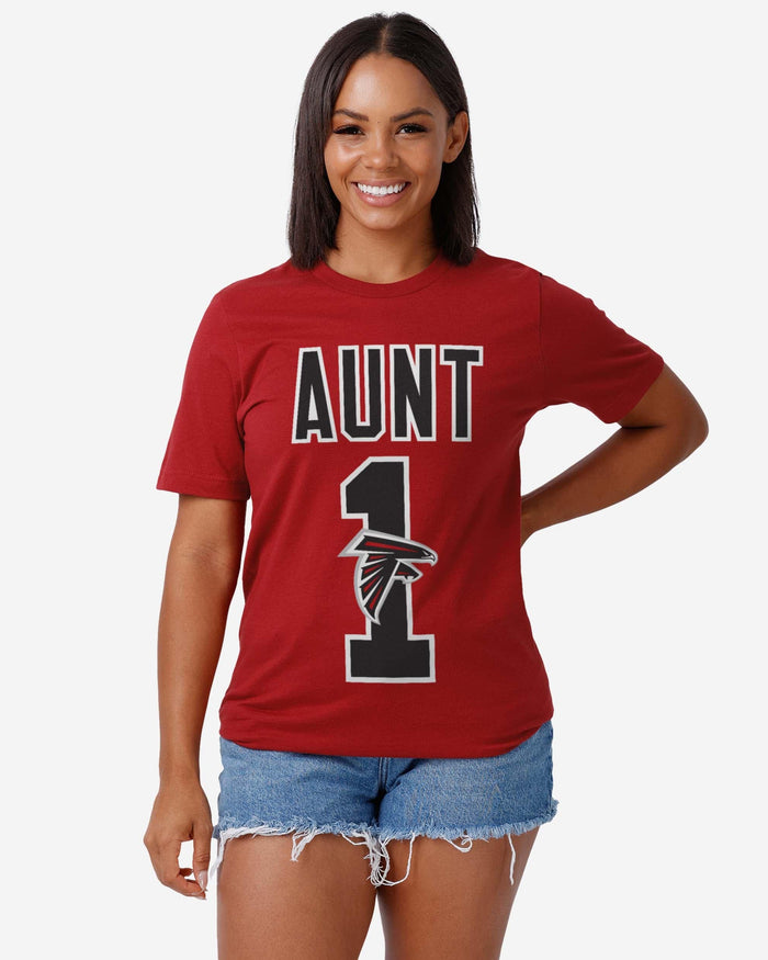 Atlanta Falcons Number 1 Aunt T-Shirt FOCO - FOCO.com