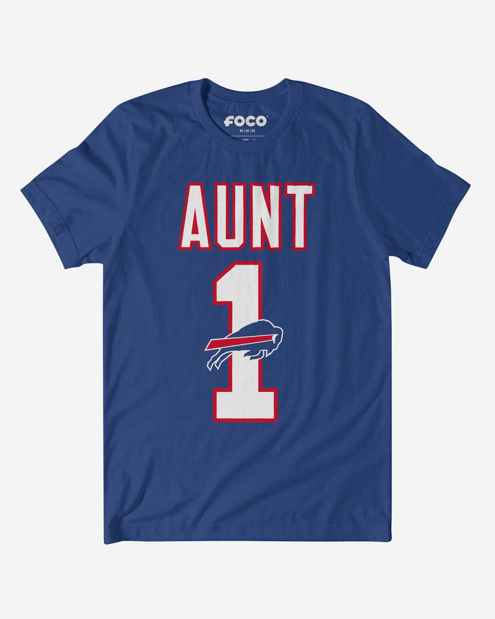 Buffalo Bills Number 1 Aunt T-Shirt FOCO S - FOCO.com