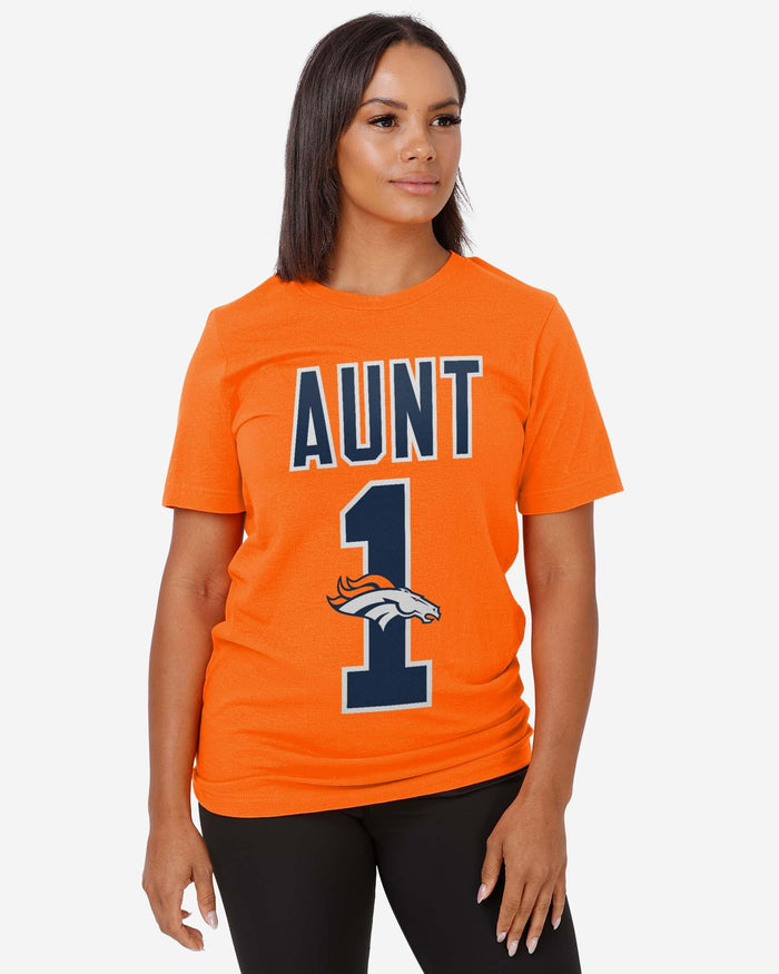 Denver Broncos Number 1 Aunt T-Shirt FOCO - FOCO.com