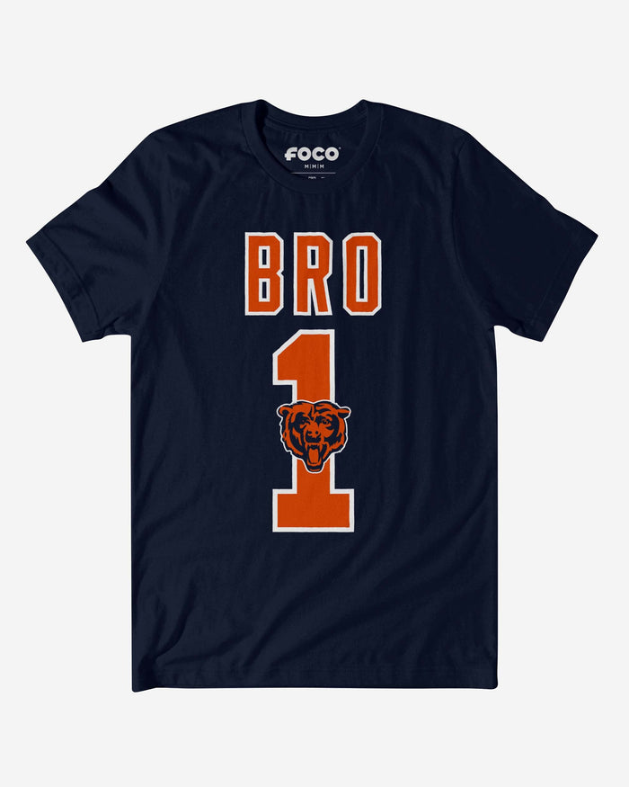 Chicago Bears Number 1 Bro T-Shirt FOCO S - FOCO.com