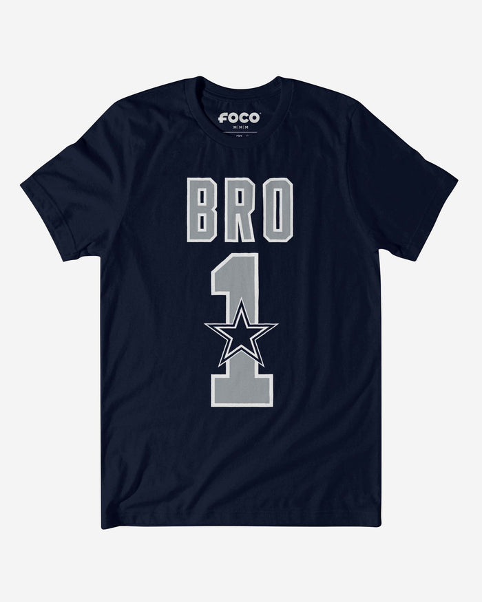 Dallas Cowboys Number 1 Bro T-Shirt FOCO S - FOCO.com