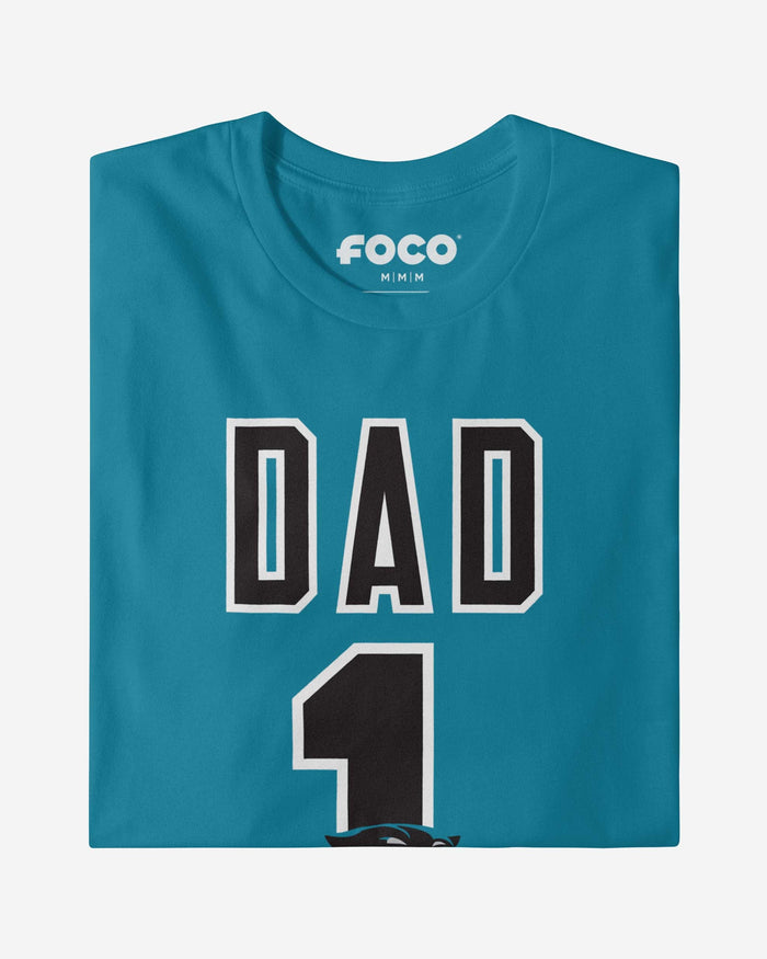 Carolina Panthers Number 1 Dad T-Shirt FOCO - FOCO.com