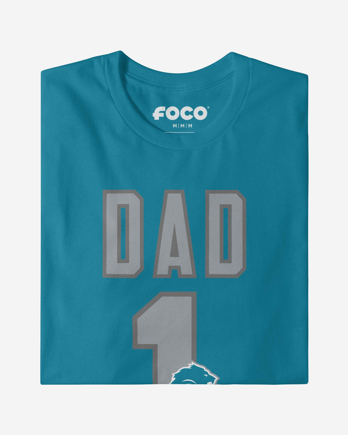 Detroit Lions Number 1 Dad T-Shirt FOCO - FOCO.com