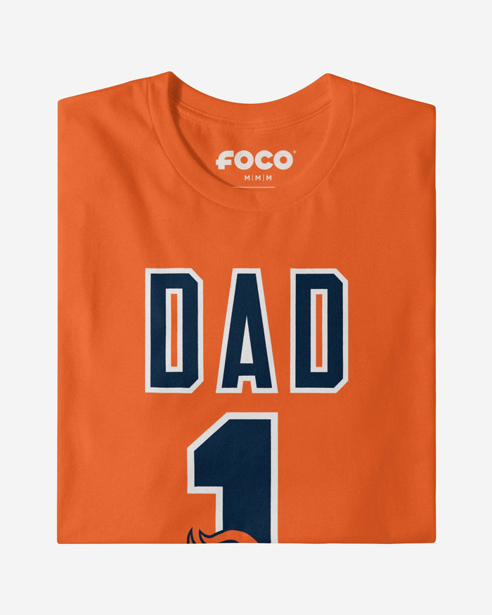 Denver Broncos Number 1 Dad T-Shirt FOCO - FOCO.com