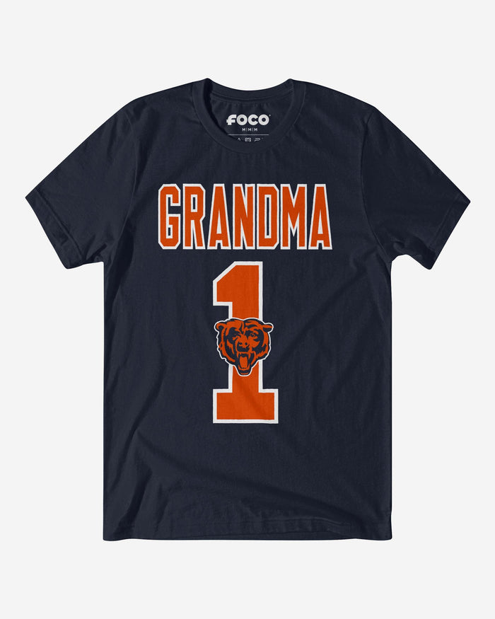 Chicago Bears Number 1 Grandma T-Shirt FOCO S - FOCO.com