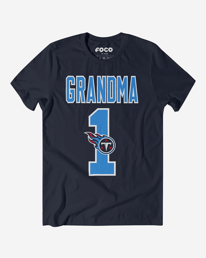 Tennessee Titans Number 1 Grandma T-Shirt FOCO S - FOCO.com