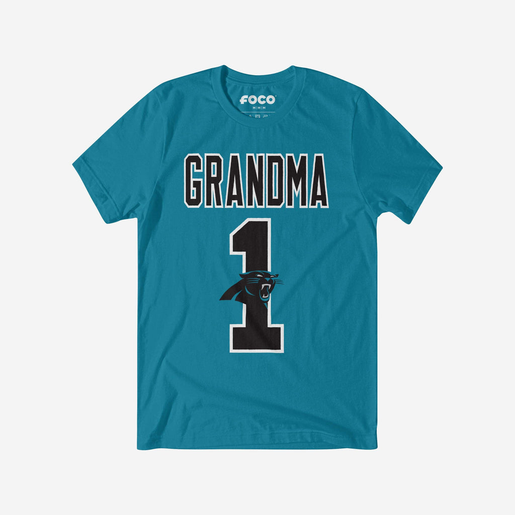 Carolina Panthers Number 1 Grandma T-Shirt FOCO S - FOCO.com