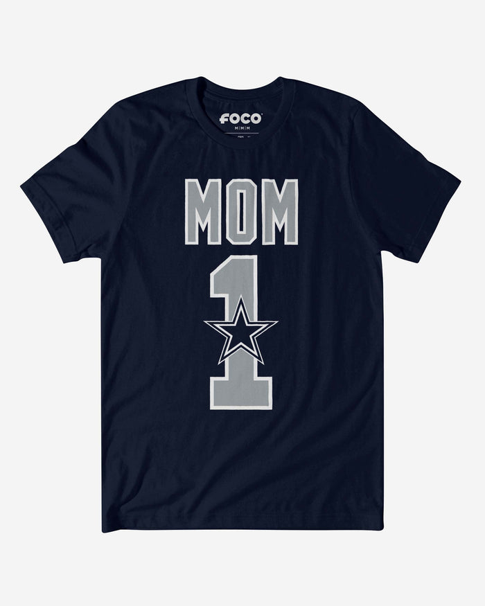 Dallas Cowboys Number 1 Mom T-Shirt FOCO S - FOCO.com