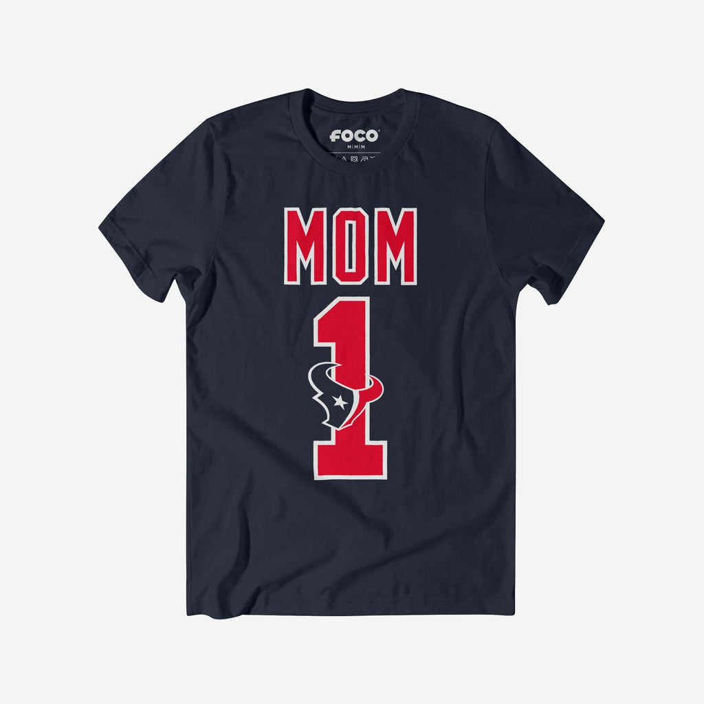 Houston Texans Number 1 Mom T-Shirt FOCO S - FOCO.com