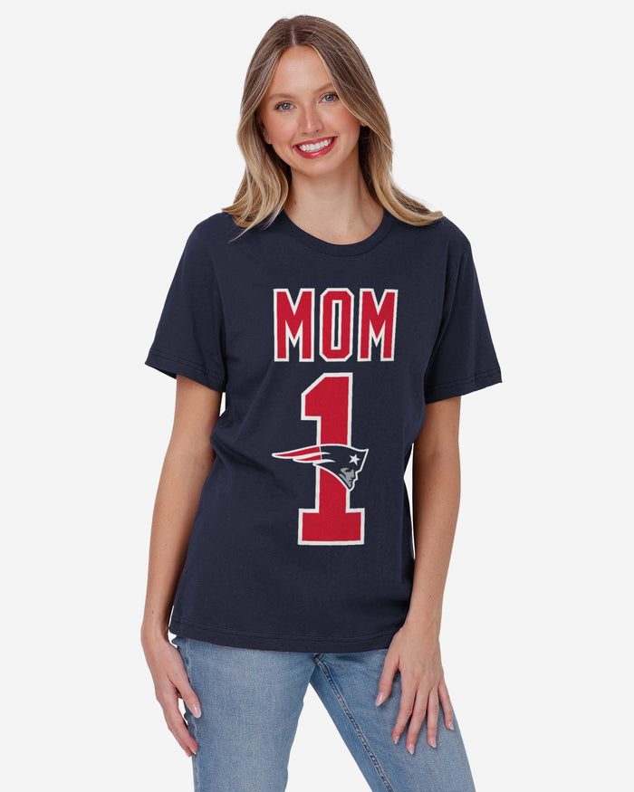 New England Patriots Number 1 Mom T-Shirt FOCO - FOCO.com