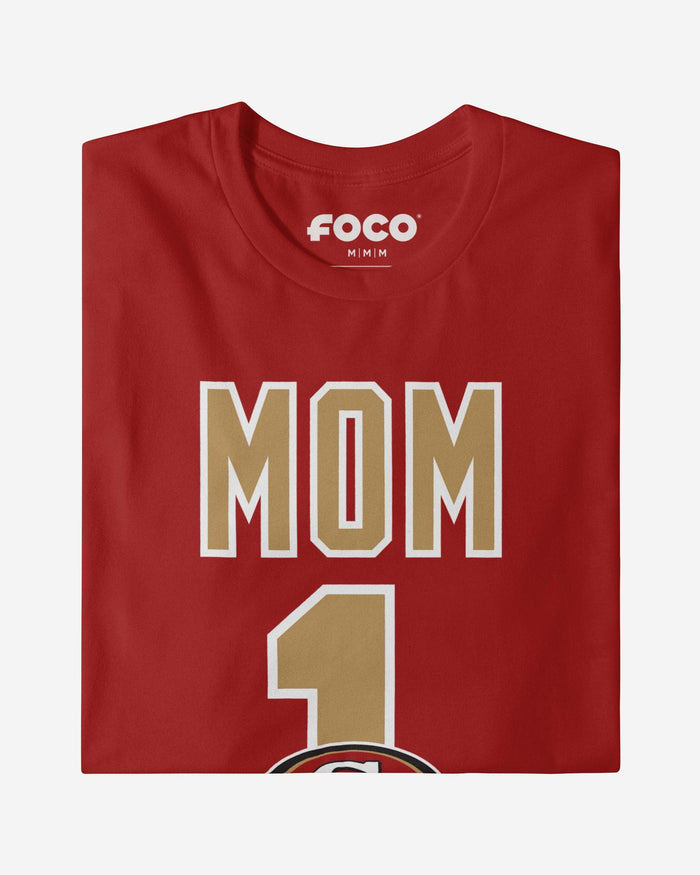 San Francisco 49ers Number 1 Mom T-Shirt FOCO - FOCO.com