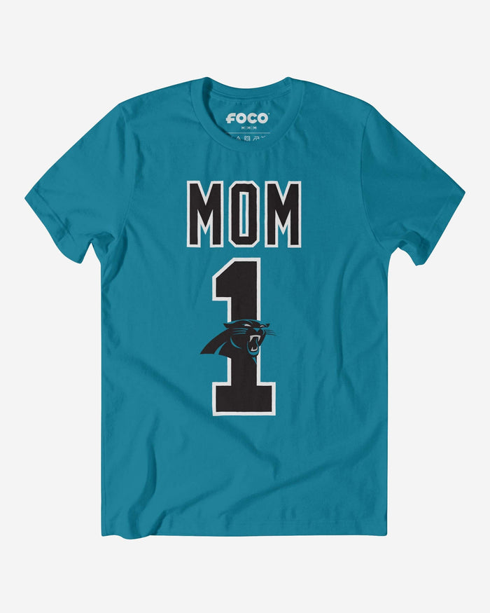 Carolina Panthers Number 1 Mom T-Shirt FOCO S - FOCO.com