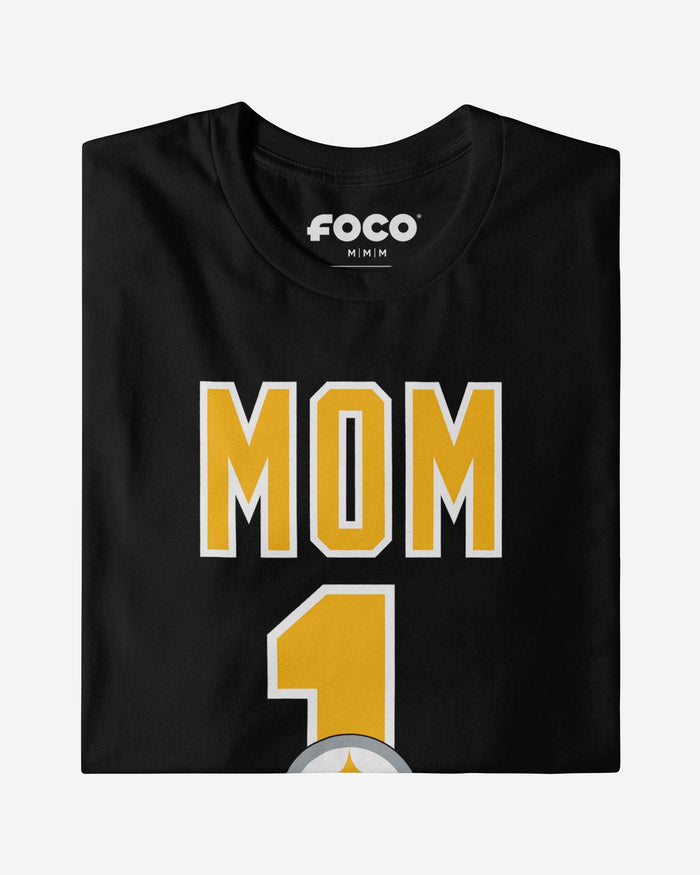 Pittsburgh Steelers Number 1 Mom T-Shirt FOCO - FOCO.com